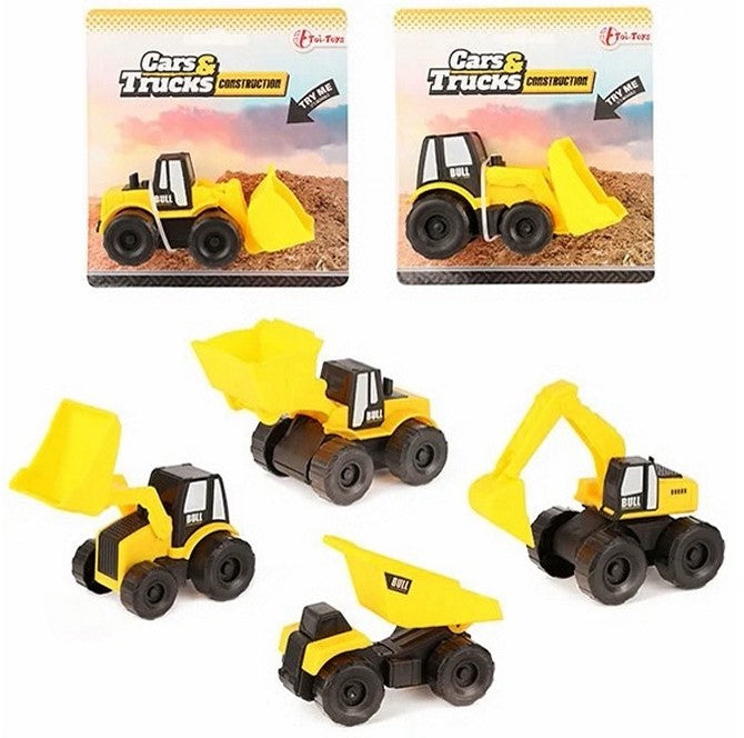 (7,2kr) Construction bil på kort